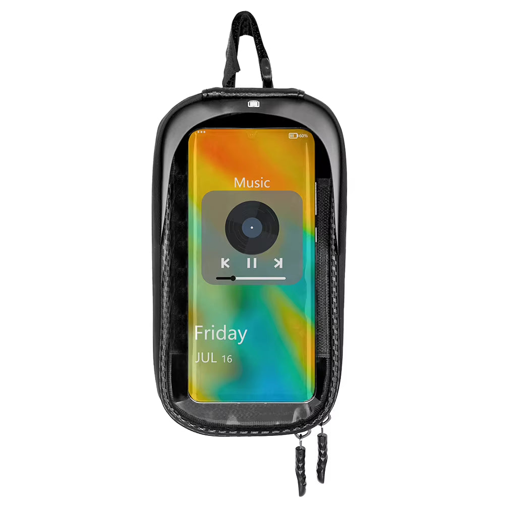 EVA Bicycle Front Frame Bag Touch Screen Bicycle Bag MTB Waterproof Phone Holder Case Bicycle Accessories PU Fit for 7 in Phones