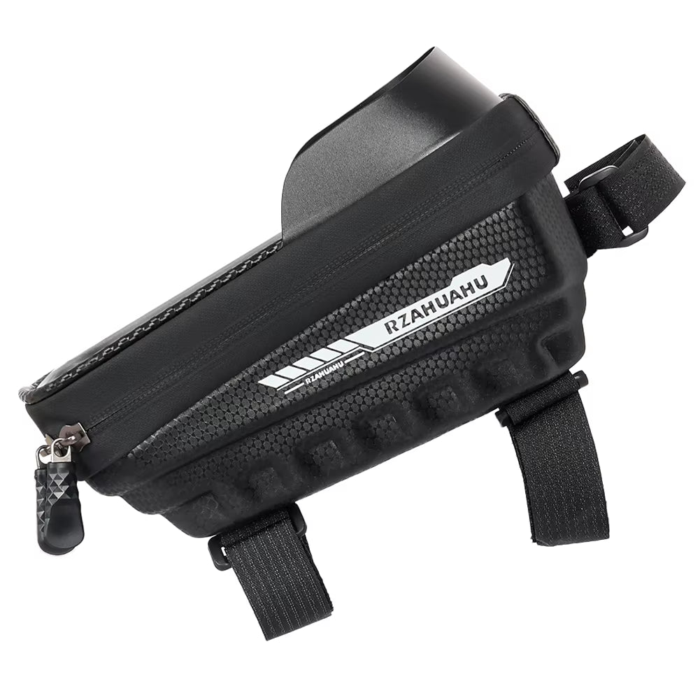 EVA Bicycle Front Frame Bag Touch Screen Bicycle Bag MTB Waterproof Phone Holder Case Bicycle Accessories PU Fit for 7 in Phones